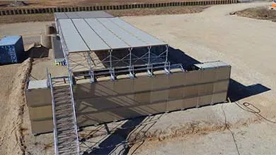 Military combat outposts